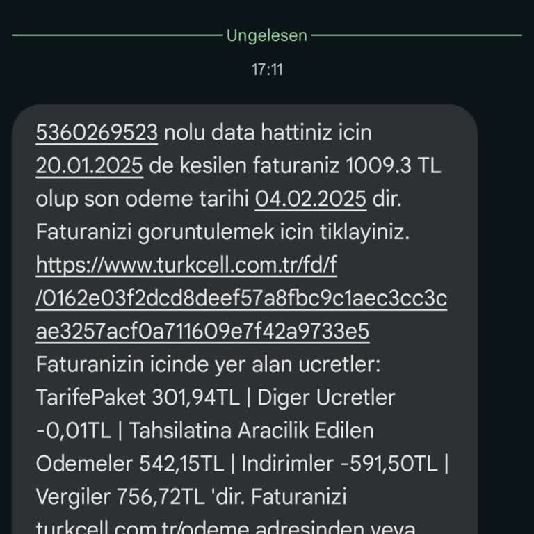 Turkcell Superbox Fatura Sorunu