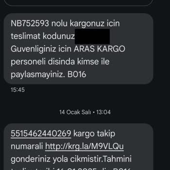 Aras Kargo Çavuşoğlu Şubesi Teslimat Sorunları Ve Kaybolan Ürünler
