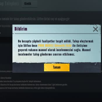 PUBG Mobil Hesap Giriş Sorunu