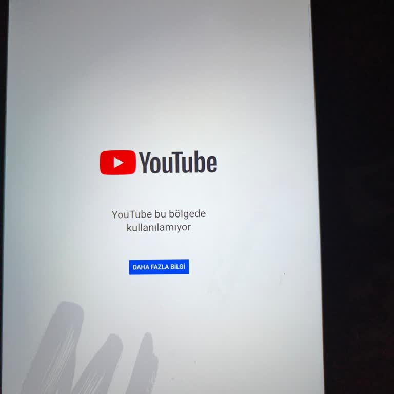 Samsung Tab7 Tabletimde YouTube Erişim Sorunu