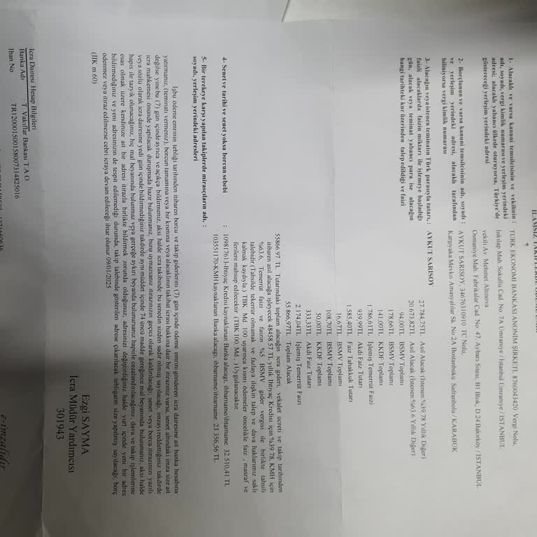 TEB Bankası'ndan Yapılandırma Talebime Ret Ve Haksız İcra Baskısı