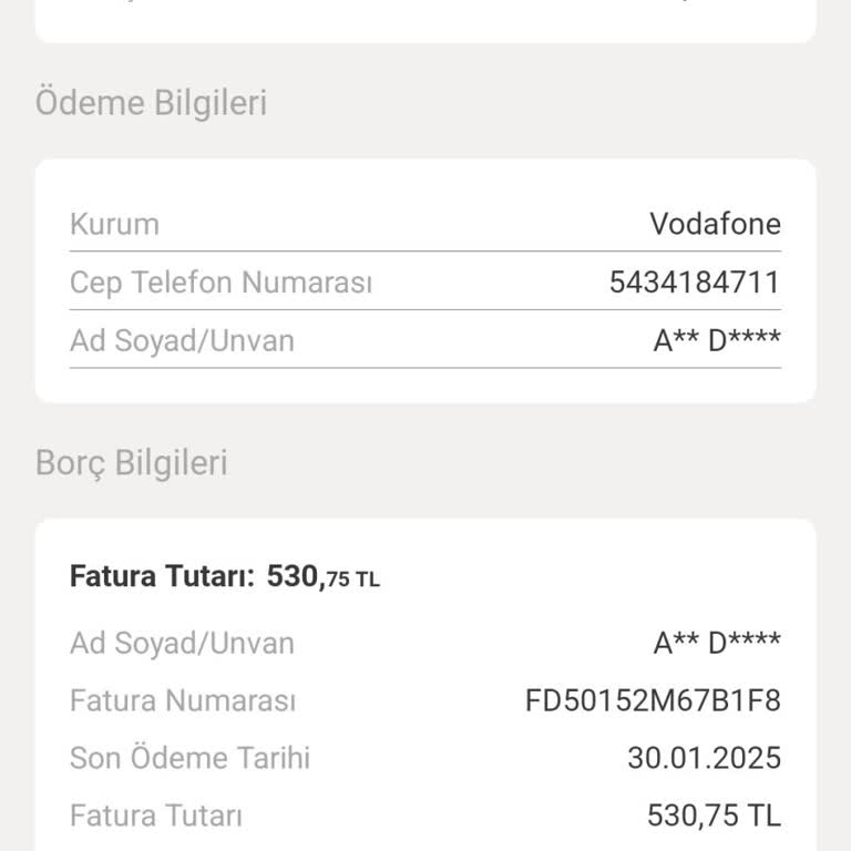 Taahhüt Bitmesine Rağmen Ekstra Fatura Çıkması