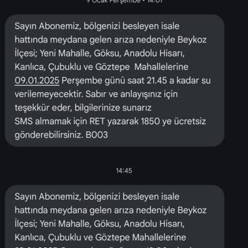 Adres Güncelleme Sorunu: Yanlış Mesaj Bildirimleri