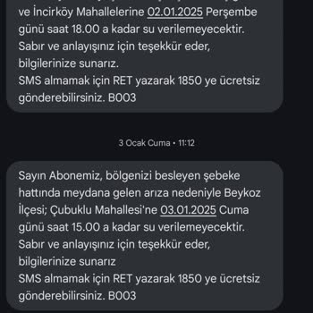 Adres Güncelleme Sorunu: Yanlış Mesaj Bildirimleri