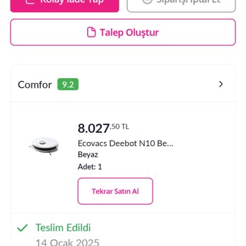 Ecovacs N10'un Harita Sorunu