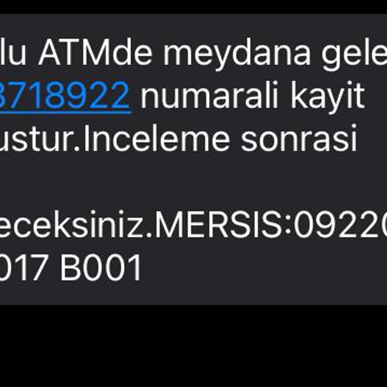 ATM'de Para Transferi Sorunu Ve İletişimsizlik