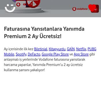 Vodafone Premium Kampanya SMS Kodu Sorunu