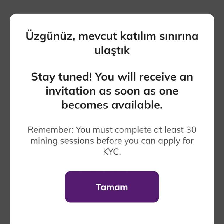 Pi Coin KYC Başvurusunda Takılma Sorunu