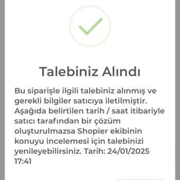 Yanlışlıkla Alınan Ürünün İptal Sorunu