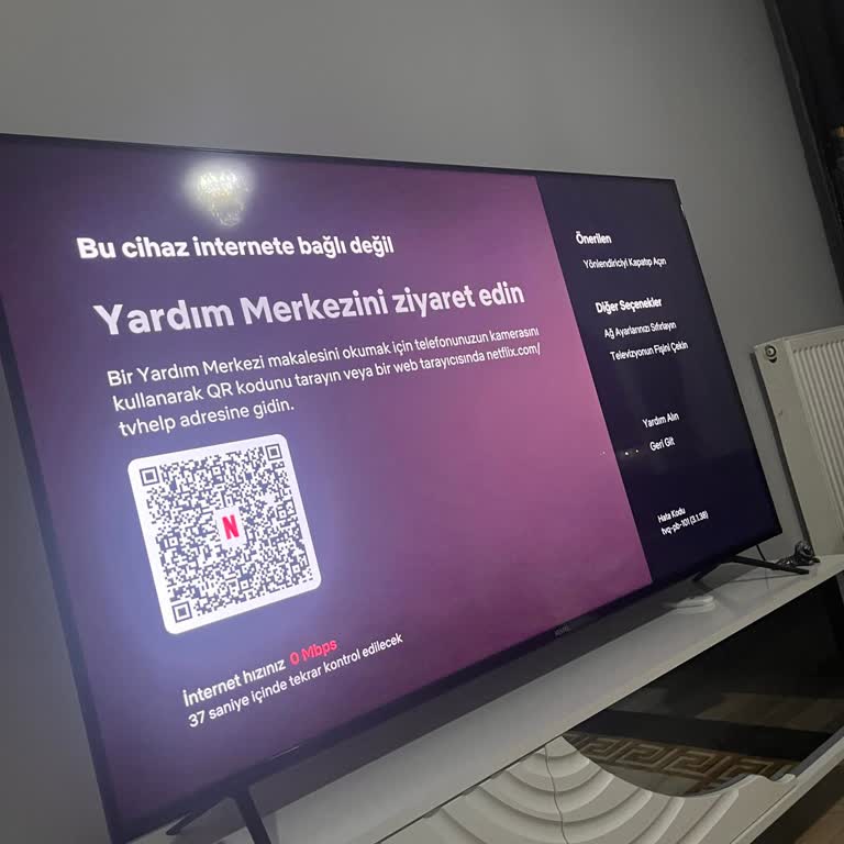 Yeni Güncelleme Sonrası Vestel TV'de İnternet Ve Netflix Sorunları