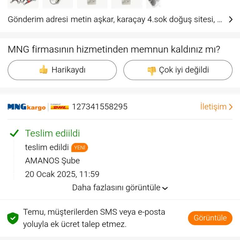 Adrese Teslim Edilmeyen Kargo Sorunu