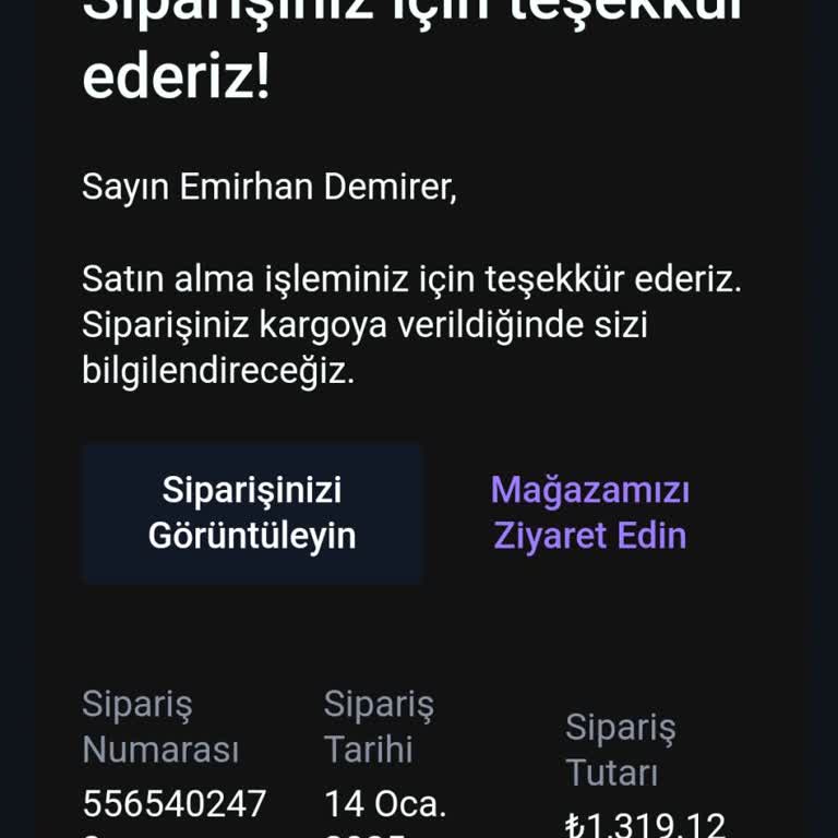 Sipariş Gecikmesi Ve İletişim Eksikliği