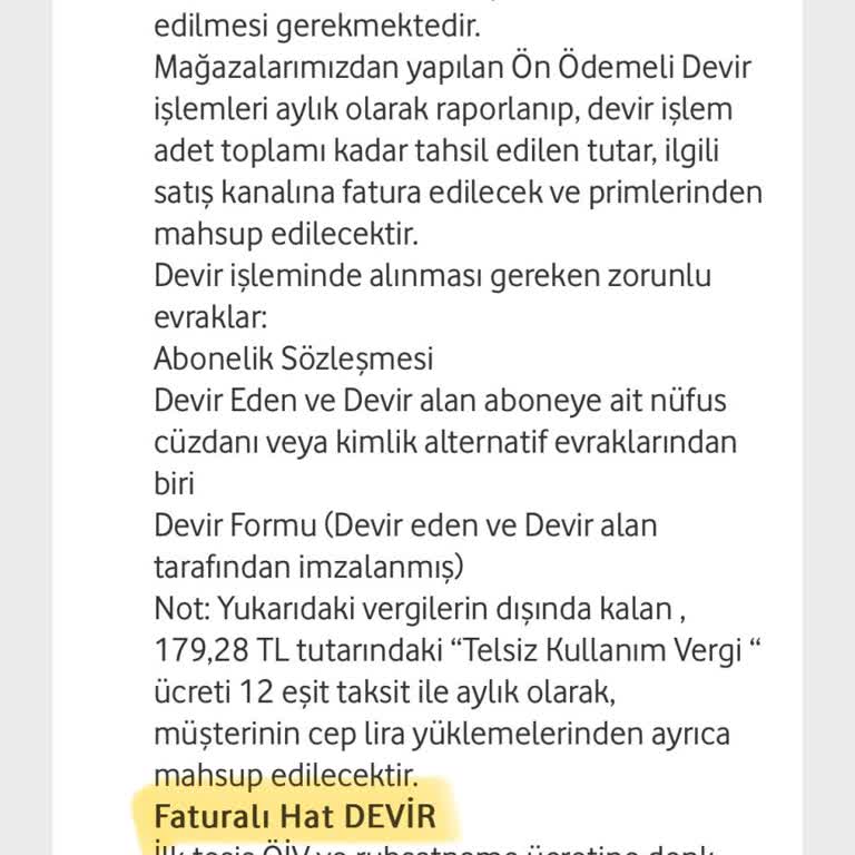 Vodafone Mağazasında Usulsüz Ücret Talebi Ve Yanıltıcı Bilgilendirme