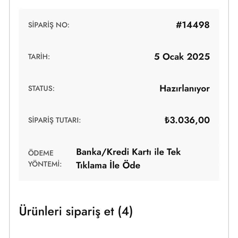 Sipariş Mağduriyeti: 17 Günlük Bekleyiş