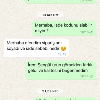 İletişim Eksikliği Ve İade Sorunu