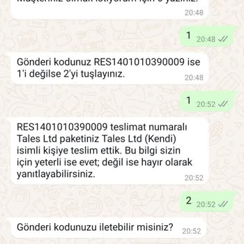 Yanlış Teslimat Bilgisi Ve İletişim Eksikliği