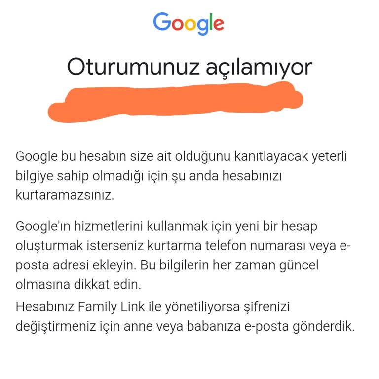 Gmail Hesabımı Kurtaramıyorum!
