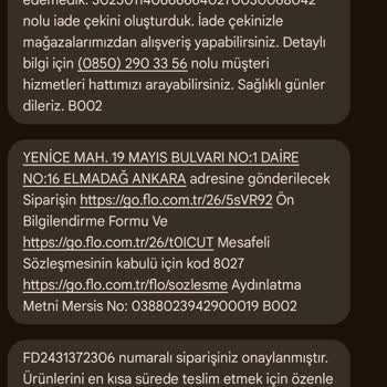 Yanlış Numara Ve Eksik Teslimat Sorunu