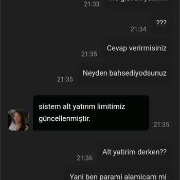 Yanıltıcı Alt Limit Politikası Ve Canlı Destek Sorunu