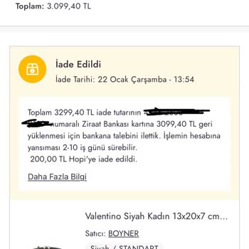 Boyner'den İndirimli Çanta Siparişimde Hayal Kırıklığı