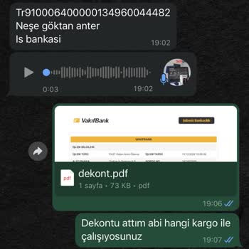 Teslimat Sorunu Ve İletişim Kopukluğu