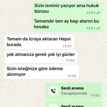 Hepsiburada'dan Borç Tahsilatı Sorunu