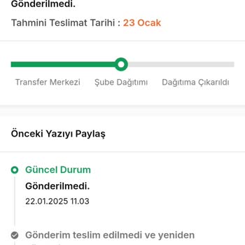 Teslimat Sorunu: Beklenen Ürün Gelmedi