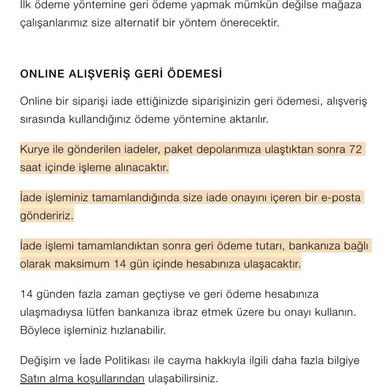 Zara İade Sürecinde Gecikme Ve Müşteri Hizmetleri Sorunu