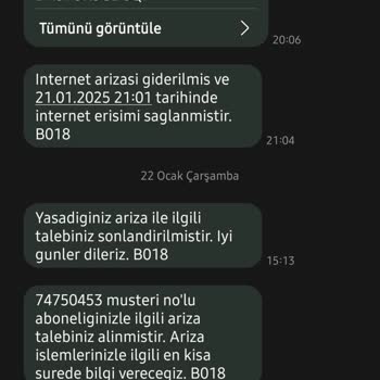 Sürekli Kesilen İnternet Ve Çözülemeyen Arıza Kaydı