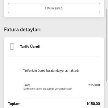 Vodafone Fatura Şoku: Onaysız Tarife Değişikliği Ve İade Talebi