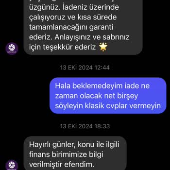 Bir Yıldır İade Edilmeyen Ürün Ücreti