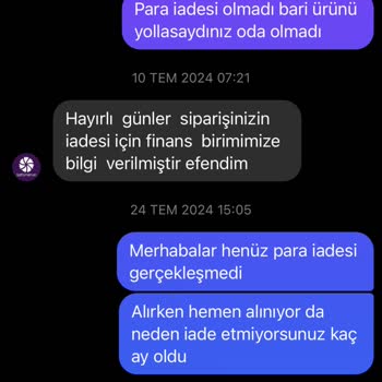 Bir Yıldır İade Edilmeyen Ürün Ücreti