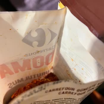 Güneşte Kurutulmuş Domates Paketinde Hijyen Sorunu