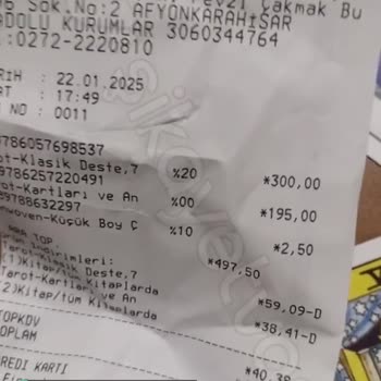 D&R Mağazasından Aldığım Tarot Destemde 2 Tane Aynı Kart Çıktı!
