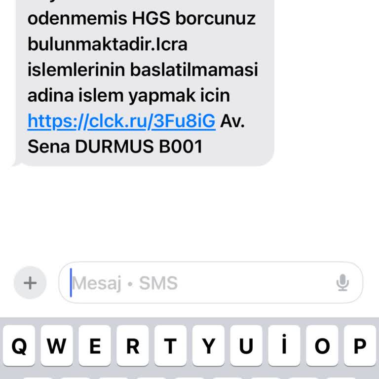 HGS Borcu İle İlgili Yanıltıcı Mesaj