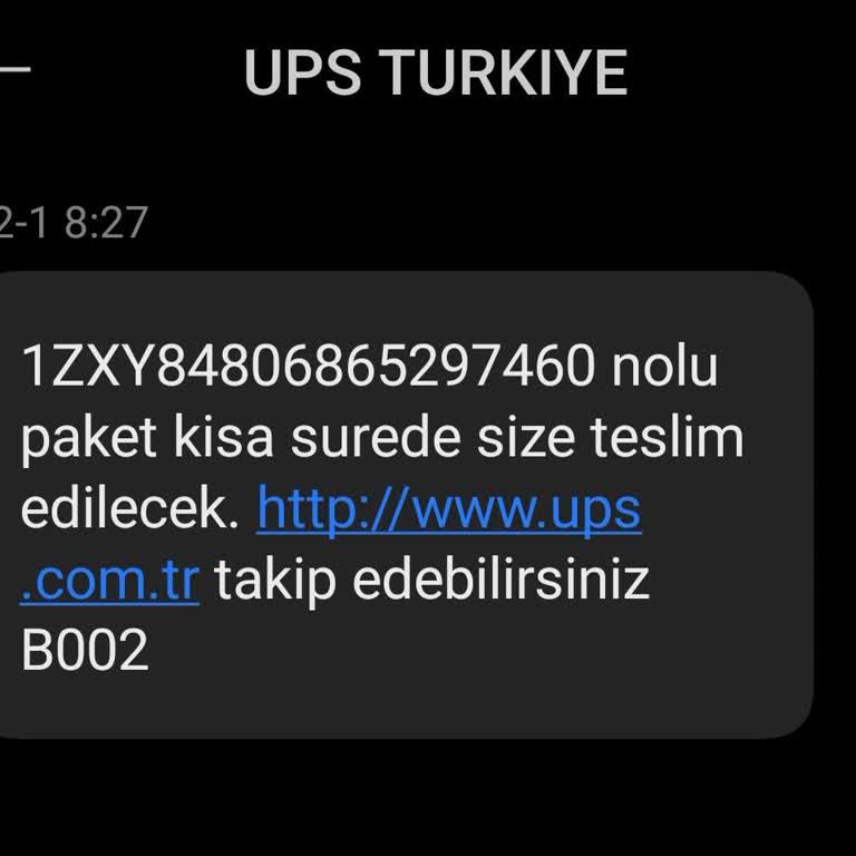 UPS Türkiye İle Zamanında Teslimat Sorunu