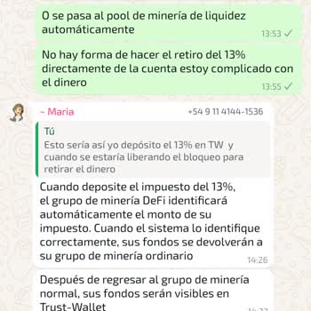 Trust Wallet, Minería DeFi Fondos Bloqueados, Solicito Ayuda