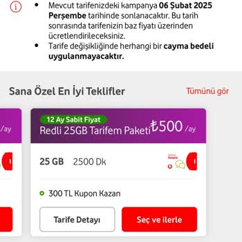Vodafone Tarife Zamlarıyla Mağdur Ediyor!