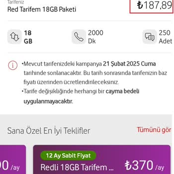 Vodafone Taahhüt Yenileme Şoku Ve Fahiş Fiyat Artışı