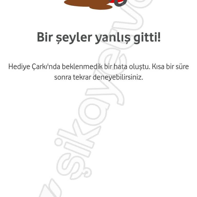 Vodafone Hediye Çarkı Ve Tobi Uygulaması Sorunları