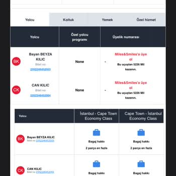 Uçuş Koltuk Seçimi Ve Rezervasyon Karmaşası