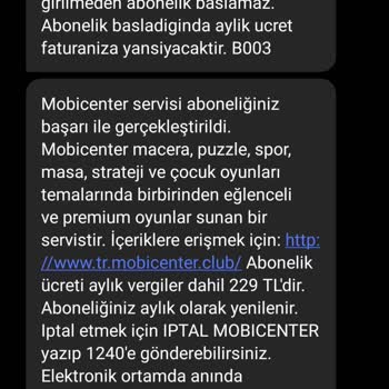 İzinsiz Novafun World Aboneliği Ve Vodafone Güven Kaybı
