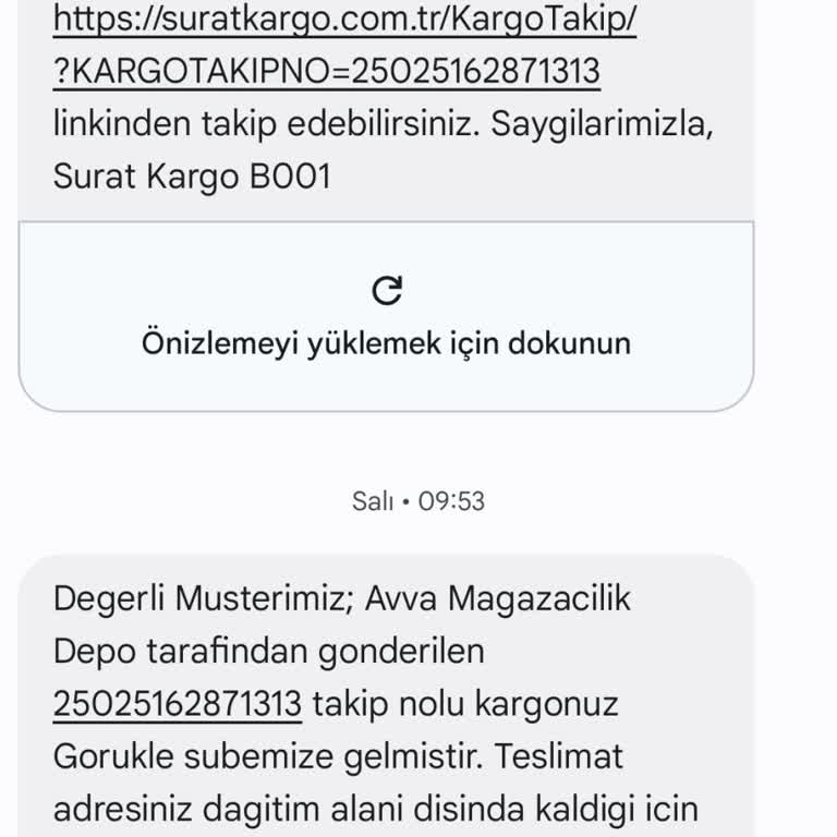 Teslimat Sorunu: Kargo Şubeden Alınamıyor