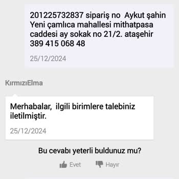 Yanlış Fatura Adresi Ve Düzeltme Sorunu