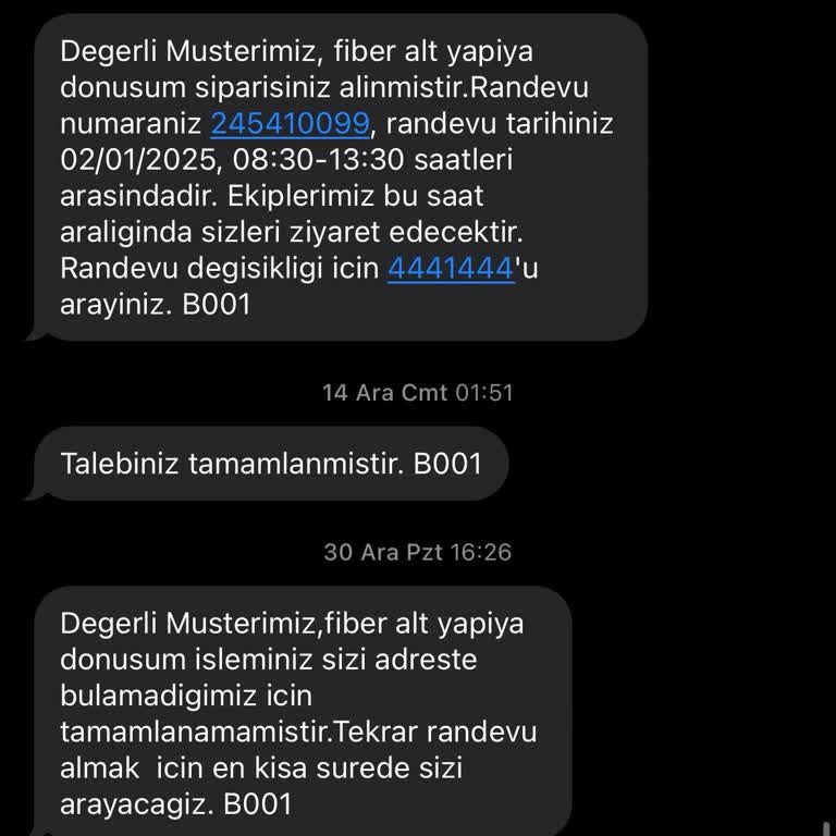 TTNET Fiber Bağlantı Sürecinde Yaşanan Sorunlar Ve İletişim Eksiklikleri
