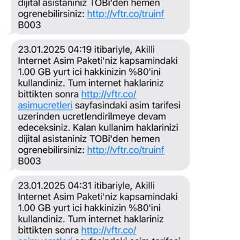 Vodafone Paket Aşımı Ve Müşteri Hizmetleri Sorunu