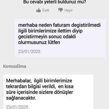 Yanlış Fatura Kesimi Ve Ciddiyetsiz Hizmet