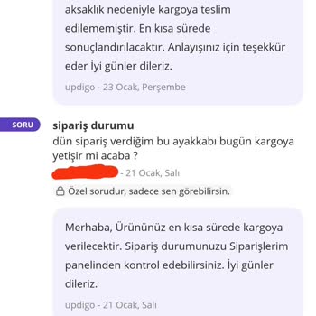 Kargo Gecikmesi Ve Müşteri Memnuniyetsizliği
