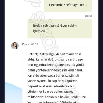 Betnef Sitesi Büyük Kazançları Ödemiyor!