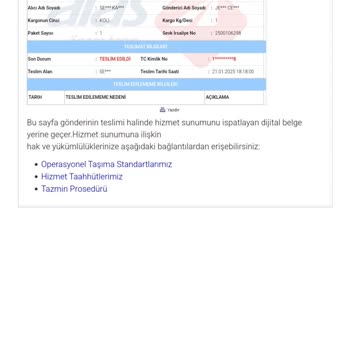 Teslimat Sürecindeki Belirsizlik Ve Yanıltıcı Bilgilendirme